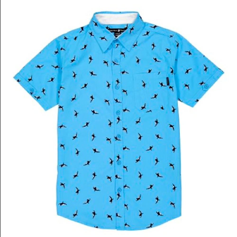 ❄️(2/$20) Beverly Hills Polo Club Orca Button Down